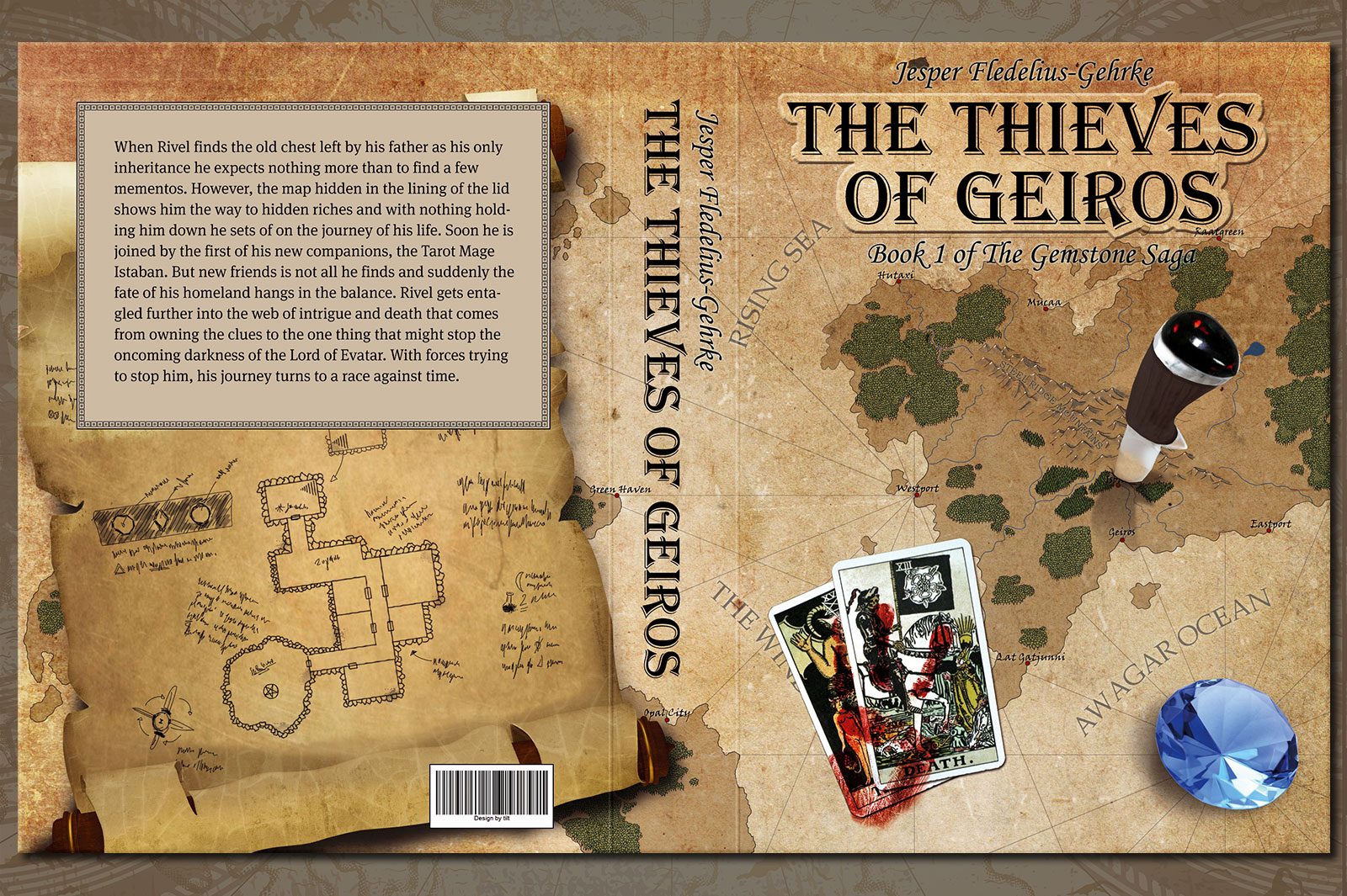 Map for book cover